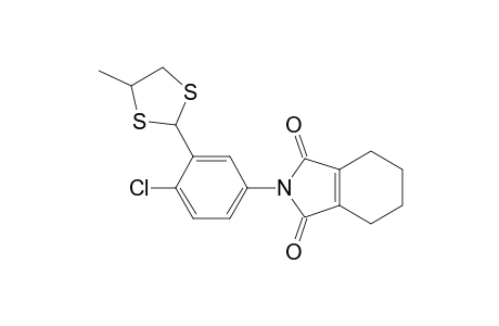 1H-Isoindole-1,3(2H)-dione, 2-[4-chloro-3-(4-methyl-1,3-dithiolan-2-yl)phenyl]-4,5,6,7-tetrahydro-