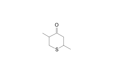 4H-Thiopyran-4-one, tetrahydro-, 2,5-dimethyl-