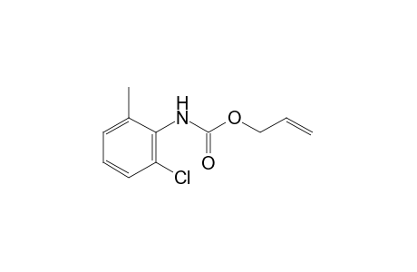 2-chloro-6-methylcarbanilic acid, allyl ester