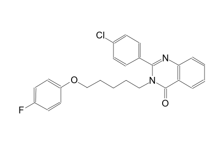 2-(4-chlorophenyl)-3-[5-(4-fluorophenoxy)pentyl]-4(3H)-quinazolinone