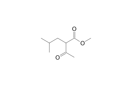 Pentanoic acid, 2-acetyl-4-methyl, methyl ester
