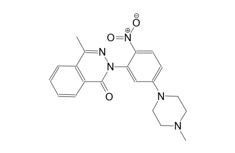 4-Methyl-2-[5-(4-methyl-1-piperazinyl)-2-nitrophenyl]-1-phthalazinone