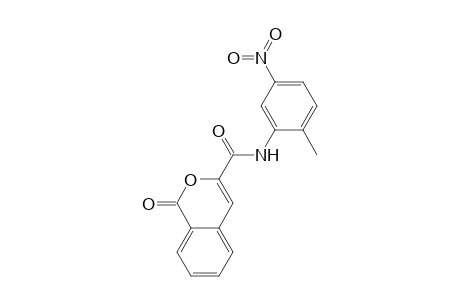 1H-Benzo[c]pyrane-3-carboxamide, 1-oxo-N-(2-methyl-5-nitrophenyl)-