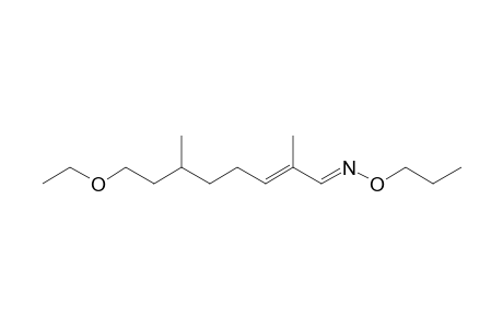 8-Ethoxy-1-(propoxyimino)-2,6-dimethyl-2-octene