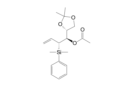 (1R,2S)-2-[DIMETHYL-(PHENYL)-SILYL]-1-[(R)-2,2-DIMETHYL-1,3-DIOXOLAN-4-YL]-BUT-3-ENYL-ACETATE