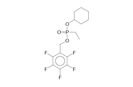 Cyclohexyl pentafluorobenzyl ethylphosphonate