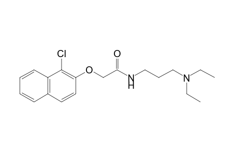 2-[(1-chloro-2-naphthyl)oxy]-N-[3-(diethylamino)propyl]acetamide