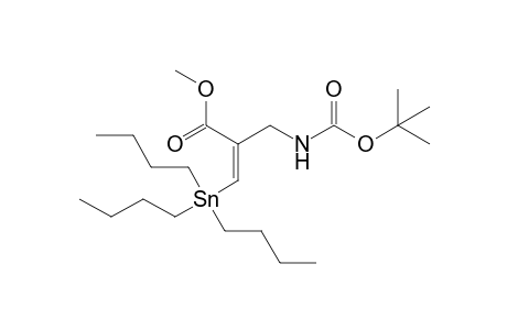 (Z)-N-(tert-Butoxycarbonyl)-2-methoxycarbonyl-3-tributylstannyl-2-propen-1-amine