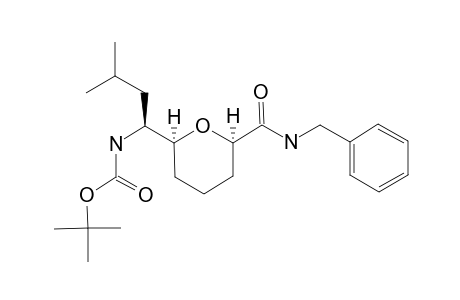 (2R,6S,1'S)-N-BENZYL-6-[1'-(TERT.-BUTOXYCARBONYLAMINO)-3'-METHYLBUTYL]-TETRAHYDROPYRAN-2-CARBOXAMIDE