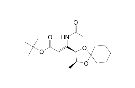 1,4-Dioxaspiro[4.5]decane, L-erythro-hex-2-enonic acid deriv.
