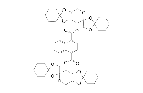 (-)-Bis(1,2:4,5-Di-O-Cyclohexylidene-.beta.,D-fructopyranosyl)naphthalene-1,4-dicarboxylate