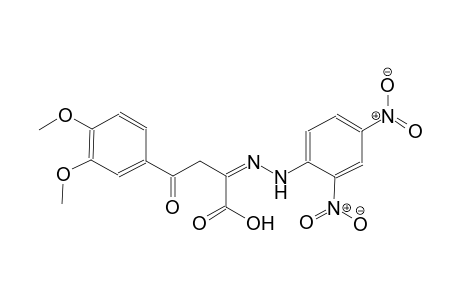 (2Z)-4-(3,4-dimethoxyphenyl)-2-[(2,4-dinitrophenyl)hydrazono]-4-oxobutanoic acid