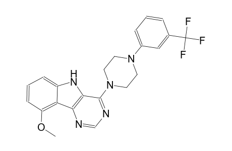 9-methoxy-4-{4-[3-(trifluoromethyl)phenyl]-1-piperazinyl}-5H-pyrimido[5,4-b]indole
