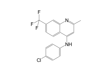 4-quinolinamine, N-(4-chlorophenyl)-2-methyl-7-(trifluoromethyl)-