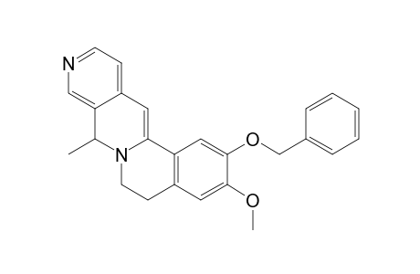 6H-Isoquino[2,1-b][2,7]naphthyridine, 5,8-dihydro-3-methoxy-8-methyl-2-(phenylmethoxy)-, (.+-.)-