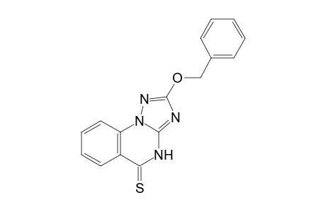 2-Benzoxy-4H-[1,2,4]triazolo[1,5-a]quinazolin-5-thione