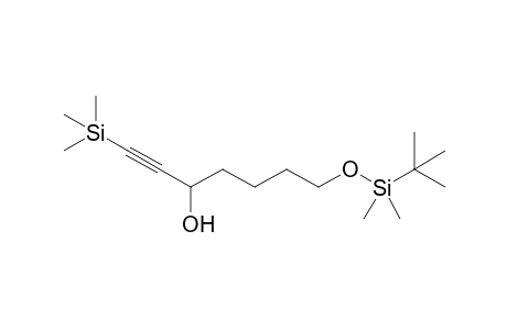 7-tert-Butyldimethylsilyloxy-3-hydroxy-1-trimethylsilylhept-1-yne