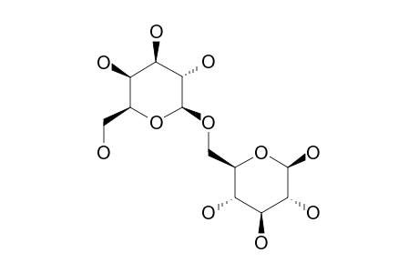 ALLOLACTOSE;O-BETA-D-GALACTOPYRANOSYL-(1->6)-O-BETA-D-GLUCOPYRANOSIDE