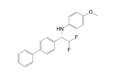(S)-N-(1-(biphenyl-4-yl)-2,2-difluoroethyl)-4-methoxyaniline