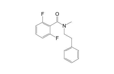 2,6-Difluorobenzamide, N-(2-phenylethyl)-N-methyl-