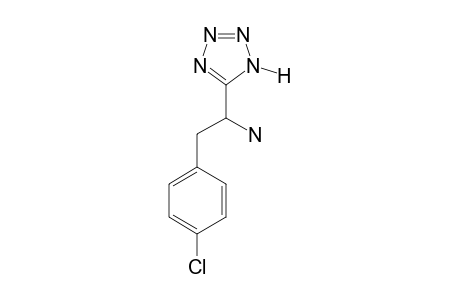 5-(alpha-AMINO-p-CHLOROPHENETHYL)-1H-TETRAZOLE
