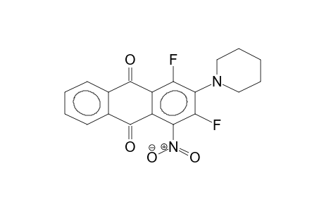 1-NITRO-3-PIPERIDINO-2,4-DIFLUOROANTHRAQUINONE