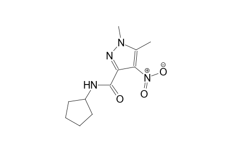 N-cyclopentyl-1,5-dimethyl-4-nitro-1H-pyrazole-3-carboxamide