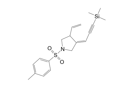 3-Vinyl-4-[[3-(trimethylsilyl)prop-2-yn]ylidene]-1-(4-toluenesulfonyl)pyrrolidine