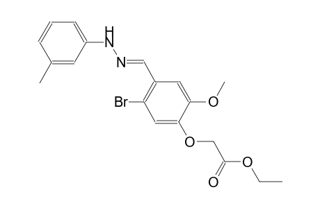 ethyl (5-bromo-2-methoxy-4-{(E)-[(3-methylphenyl)hydrazono]methyl}phenoxy)acetate