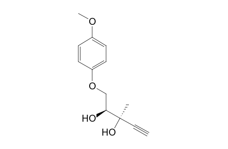 (2S,3R)-1-[4'-Methoxyphenoxy]-3-methylpent-4-yne-2,3-diol