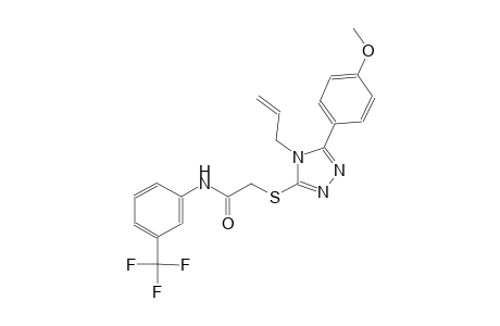 2-{[4-allyl-5-(4-methoxyphenyl)-4H-1,2,4-triazol-3-yl]sulfanyl}-N-[3-(trifluoromethyl)phenyl]acetamide