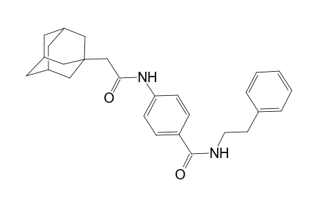 Tricyclo[3.3.1.1(3,7)]decane-1-acetamide, N-[4-[[(2-phenylethyl)amino]carbonyl]phenyl]-