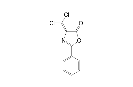 5(4H)-Oxazolone, 4-(dichloromethylene)-2-phenyl-