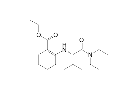 2-[[(1S)-1-(diethylcarbamoyl)-2-methyl-propyl]amino]cyclohexene-1-carboxylic acid ethyl ester