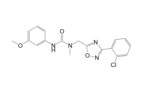 urea, N-[[3-(2-chlorophenyl)-1,2,4-oxadiazol-5-yl]methyl]-N'-(3-methoxyphenyl)-N-methyl-