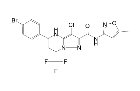 5-(4-bromophenyl)-3-chloro-N-(5-methyl-3-isoxazolyl)-7-(trifluoromethyl)-4,5,6,7-tetrahydropyrazolo[1,5-a]pyrimidine-2-carboxamide