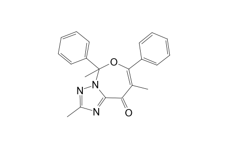 2,5,8-trimethyl-5,7-diphenyl-[1,2,4]triazolo[1,5-c][1,3]oxazepin-9-one