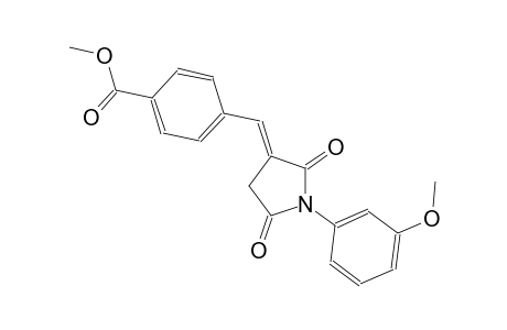 benzoic acid, 4-[(E)-[1-(3-methoxyphenyl)-2,5-dioxo-3-pyrrolidinylidene]methyl]-, methyl ester