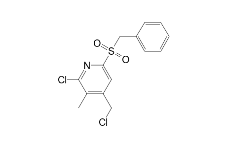 2-chloranyl-4-(chloromethyl)-3-methyl-6-(phenylmethyl)sulfonyl-pyridine