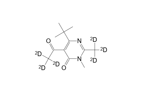 4(3H)-Pyrimidinone, 5-(acetyl-D3)-6-(1,1-dimethylethyl)-3-methyl-2-(methyl-D3)-