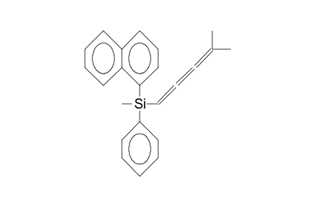 (1-Naphthyl)-methyl-phenyl-(4-methyl-penta-1,2,3-trien-1-yl)-silane