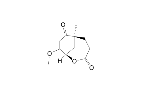 1-Methyl-7-methoxy-5-oxabicyclo[4.3.1]dec-7-en-4,9-dione