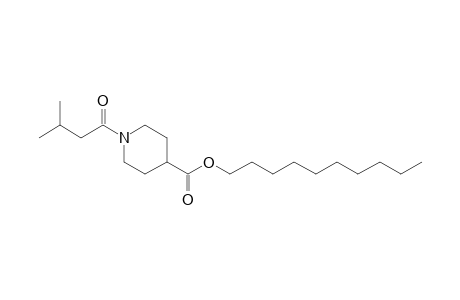 Isonipecotic acid, N-(3-methylbutyryl)-, decyl ester