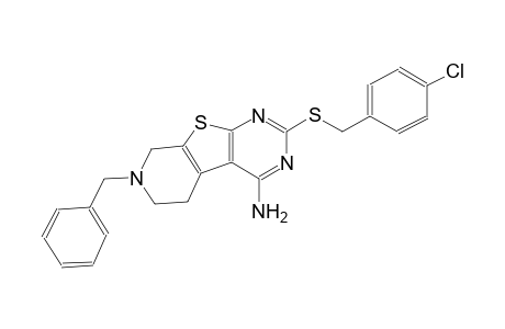 7-benzyl-2-[(4-chlorobenzyl)sulfanyl]-5,6,7,8-tetrahydropyrido[4',3':4,5]thieno[2,3-d]pyrimidin-4-amine