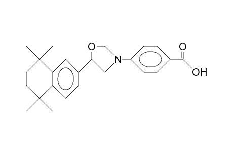 Benzoic acid, 4-[5-(5,6,7,8-tetrahydro-5,5,8,8-tetramethyl-2-naphthalenyl)-3-oxazolidinyl]-