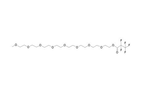 2-[2-[2-[2-[2-[2-[2-(2-Methoxyethoxy)ethoxy]ethoxy]ethoxy]ethoxy]ethoxy]ethoxy]ethyl 2,2,3,3,3-pentafluoropropanoate