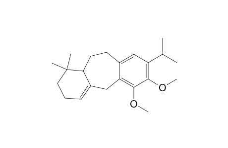 1H-Dibenzo[a,d]cycloheptene, 2,3,5,10,11,11a-hexahydro-6,7-dimethoxy-1,1-dimethyl-8-(1-methylethyl)-, (.+-.)-