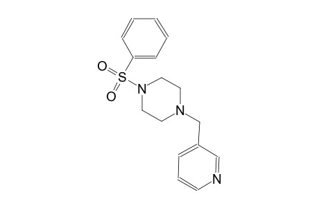 piperazine, 1-(phenylsulfonyl)-4-(3-pyridinylmethyl)-