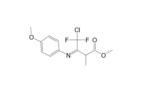METHYL-(Z)-4-CHLORO-4,4-DIFLUORO-3-(4-METHOXYANILINO)-2-METHYL-2-BUTENOATE;IMINO-TAUTOMER