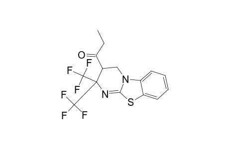 2-ETHYLCARBONYL-2,2-BIS-(TRIFLUOROMETHYL)-3,4-DIHYDRO-2H-PYRIMIDO-[2.1-B]-BENZTHIAZOLE